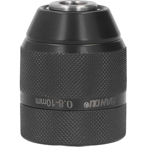 Mandrin de perçage autoserrant 3/8‐24UNF, métal, sans clé, plage de serrage 0,8‐10 mm