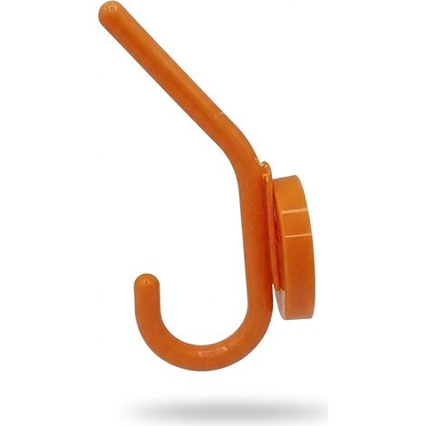 PLUS - Porte-manteau patère double - Orange - Plastique rigide - Style rétro - Voir photos (1/3)