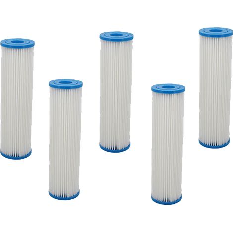 Cartouches et media filtrants - Lot de 5 cartouches polyester 20µ - 9''3/4 de Corsa (1/2)