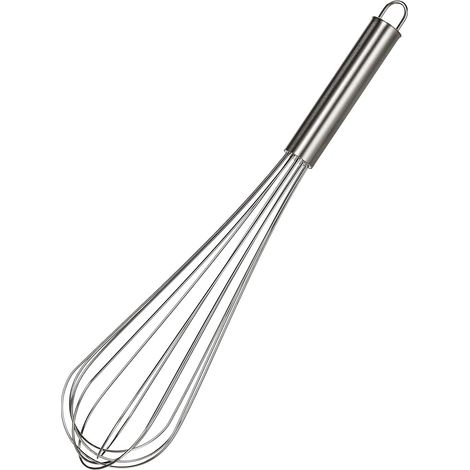 1 Fouet Acier Inoxydable, 32,5 cm, Boucle Suspension, Cuisine Pâtisserie (1/5)