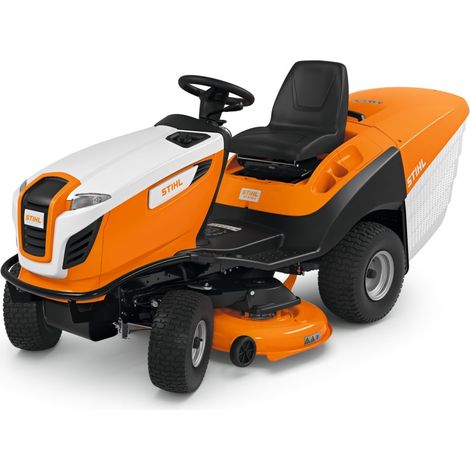 Trattorino a scoppio STIHL RT5112Z 635cc taglio 110cm cesto 350Lt trazionato
