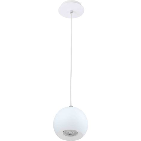 Suspension blanche ronde 1xGU10 50W Rodrigo Italux