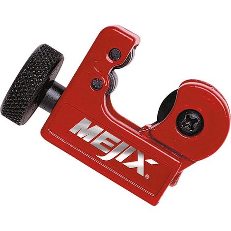 Mini coupe-tube cuivre 3 à 22mm – Design compact pour accès difficiles – Lame en acier trempé – Molette de serrage ergonomique – Mejix