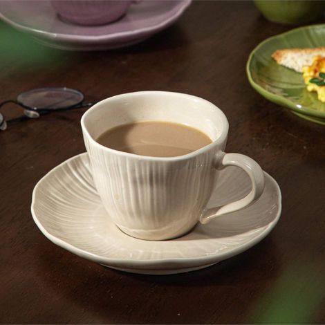 Tee- und Kaffeeservice aus Keramik, Nachmittagstee-Set, feines Porzellan, elegantes Design, hochwertiges Geschirr (1/4)