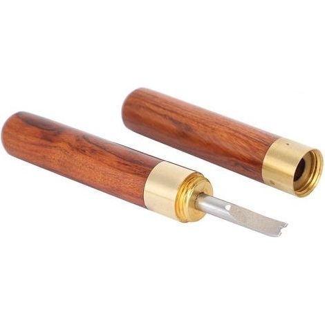 Lederabschrägmesser aus Sandelholz, 2,0 mm Schneidebearbeitungswerkzeug, DIY-Abschrägung für Lederarbeiten (1/5)