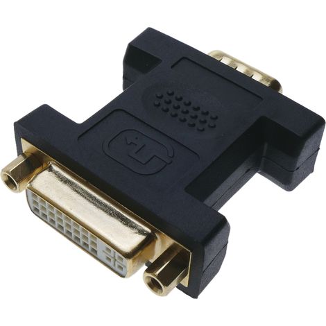 BeMatik - Adaptateur DVI-I femelle à VGA mâle 15 broches (1/5)