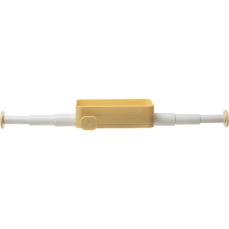 Porte-serviettes Rétractable - Barre Adhésive Autoportante pour Salle de Bain Cuisine Intérieur - ABS Non Percé - 42 x 15 x 4,7 cm - 1 Pièce (1/5)