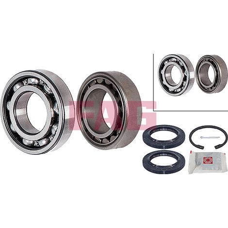 Kit de roulements de roue FAG 713 6115 50 VW 211501283B 211501283C 211501283D
