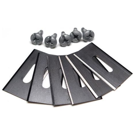 Lot de 30 lames de gazon pour avec double lame aiguisée en acier inoxydable 35.818.50.65mm (1/4)
