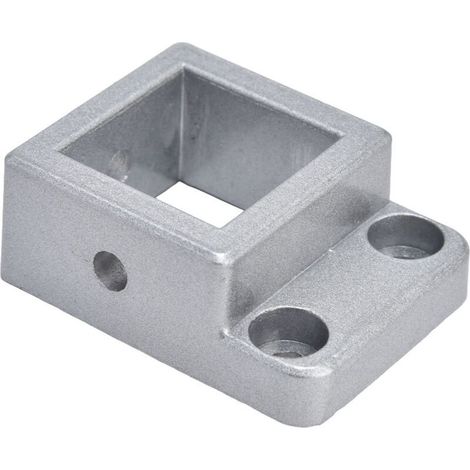 Connecteur pour profilés en aluminium, bloc de connexion à base fixe, accessoire d'angle carré unidirectionnel (1/5)