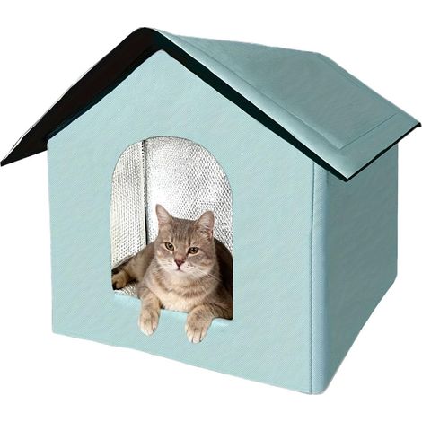 pour Chat DExtrieurCondo Tente Grotte Pliable Maison pour (1/5)