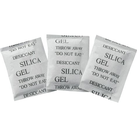 Tru Components – Lot de 10 sachets déshumidificateurs gel de silice 5g – Absorption jusqu'à 40% – Régénérables jusqu'à 10 fois – Pour espaces humides