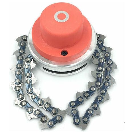 Tete De Coupe - Tete A Chaine Pour Taille-Haie - Compatible Avec Machines A Essence Et Electriques - Metal - 1 Unite