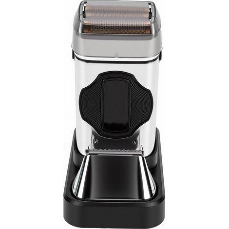 Tondeuse à Cheveux en Aluminium, 3 Têtes Flottantes, 3 Vitesses Réglables, écran LED étanche IPX7, Tondeuse à Barbe électrique Rechargeable avec Têtes Magnétiques pour Hommes en (1/5)