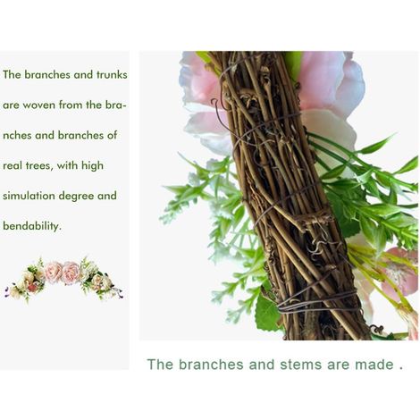 Bouquet de pivoines artificielles, guirlande décorative pour arches de mariage et portes d'entrée (1/3)
