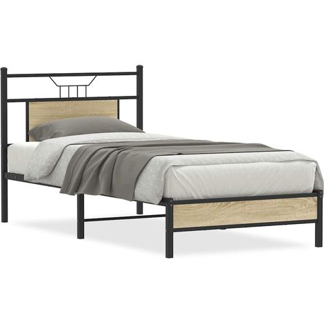 Maison Exclusive - Estructura de cama sin colchón madera roble So (1/5)