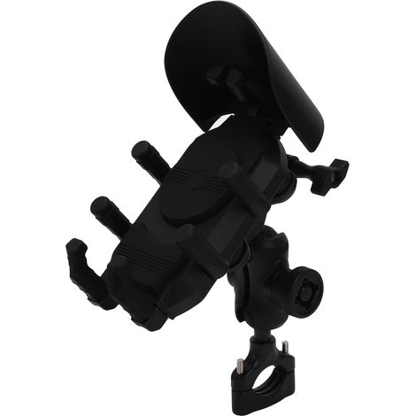 Support téléphone moto, 8 griffes, antichoc, guidon pour smartphone, antivol, avec pare-soleil pour vélos ATV (1/5)