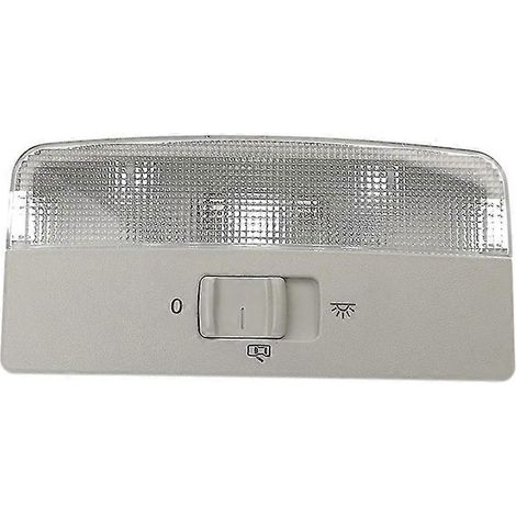 Plafonnier intérieur gris pour liseuse, compatible avec les modèles 9N 6R T5 (2002-2015), Caddy (2002-2005) et Fabia (2004-2015). (1/4)