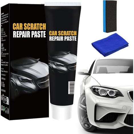 Efface Rayure Profonde Voiture,Crème Réparation 3-en-1, 2026 Produit Efface Rayure Voiture Car Scratch Remover Avec Eponge, Polish Voitures Modèle Crème de réparation de Rayures de Voitures Efface Ray (1/5)