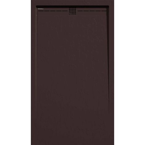 Receveur de douche Chocolat, finition Ardoise Stone CACH, grille de couleur - 140 x 90 cm (1/4)