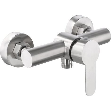 Robinet de douche - Mitigeur thermostatique - Robinet mitigeur eau chaude/eau froide - Finition laiton - Cartouche céramique - Installation facile - Étanchéité garantie (1/5)
