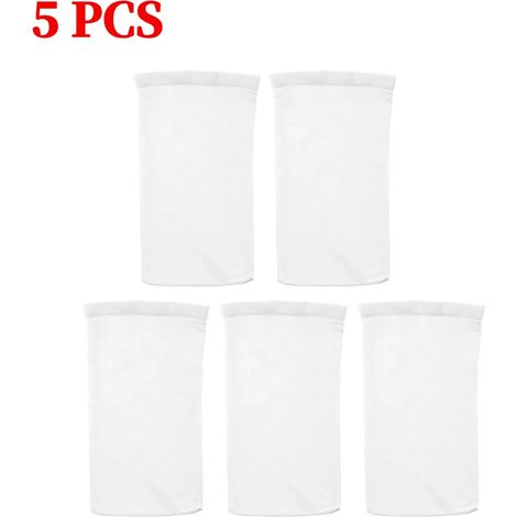 Accessoires de piscine (5 pièces) 30-5 chaussettes de rangement en nylon pour écumoire de piscine, 5 pièces/ensemble, filtre anticorrosion pour piscine, paniers à déchets de cuisine, écumoires, filtre (1/5)