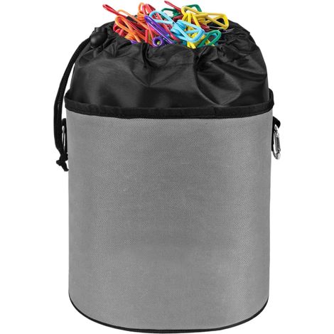 [JAMAIS UTILISÉ]Sac À Pince À Linge  Grand Sac de Rangement pour Séchoir Extérieur,Organisateur De Rangement Polyvalent Gain De Place Pour Jouets Collations Coquillages (1/5)
