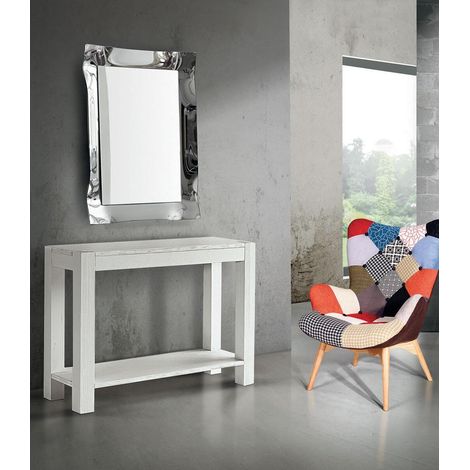 Specchio Moderno da Parete con Cornice Argento (1/2)