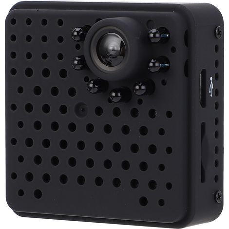 Mini caméra de sécurité Wi-Fi avec vision nocturne infrarouge et détection de mouvement, batterie 1150 mAh, petite caméra HD pour la maison, l'intérieur et l'extérieur. (1/5)