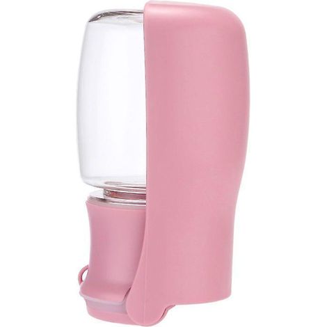 (rose) Bouteille D'eau Pliable Pour Chien - 550ml Bouteille D'eau Portable Pour Chiens Et Chats Pour Les Promenades En Plein Air, La Randonne Et L (1/5)