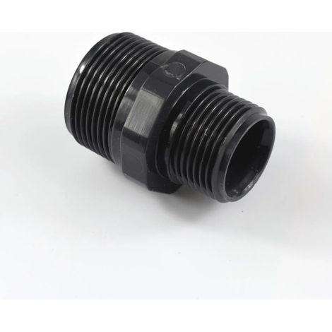 Raccord PVC Réduit 2 1/2" x 2" - Double Mamelon PVC-U (1/3)