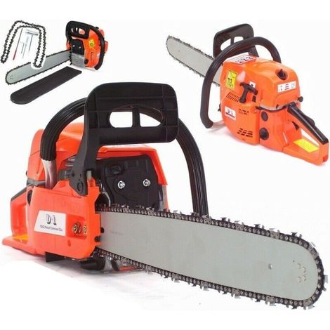 POTENTE MOTOSIERRA MOTOR GASOLINA 2 TIEMPOS 52,9 CC 50CM ESPADIN