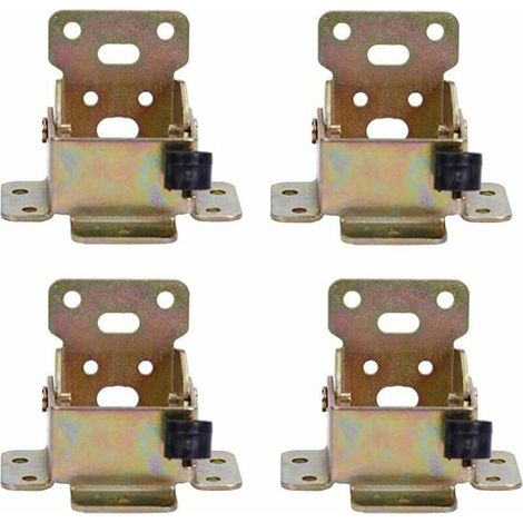 Pieds de table pliables, charnières autobloquantes, support pliable, supports d'étagère pliables pour mécanismes de table, de lit et de meubles, pieds de table et de chaise extensibles (dorés) (1/5)