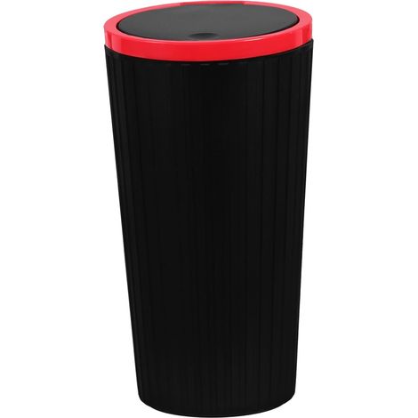 poubelle de voiture portable poubelle avec couvercle pour (1/5)