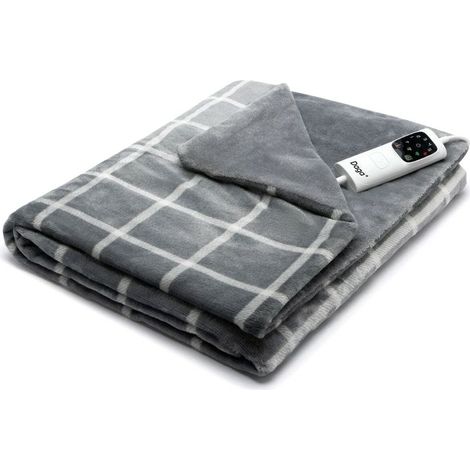 DAGA Elektrische Wärmedecke de Relax Sofa Suave Elegant, Intellisense-Heiztechnologie, mit Vlies-Effekt-Gewebe Suave und komfortabel, 160 x 120 cm