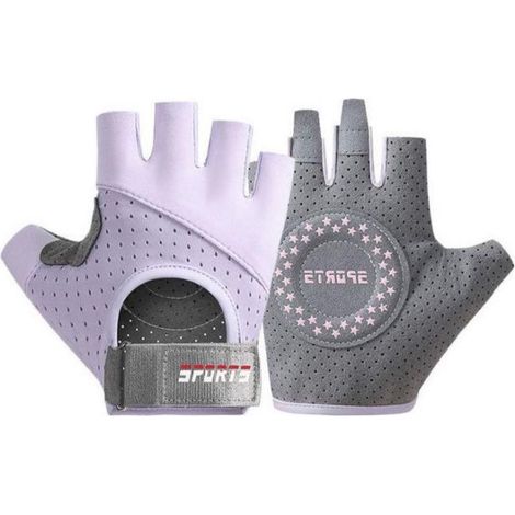Gants de fitness légers pour femmes Gants de fitness respirants et antidérapants Demi-gants antidérapants et résistants à l'usure Gants de cyclisme Adaptés à la salle de sport, à l'haltérophilie, (1/5)