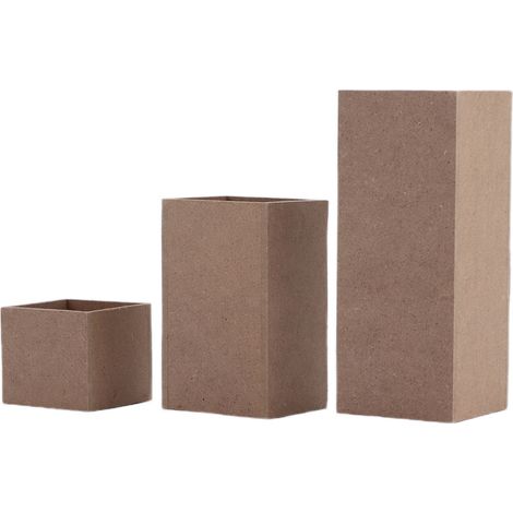 Porte-bougies en Bois Rustique Lot de 3, Décoration Maison Naturelle pour Fête, Mariage ou Cadeau (1/5)