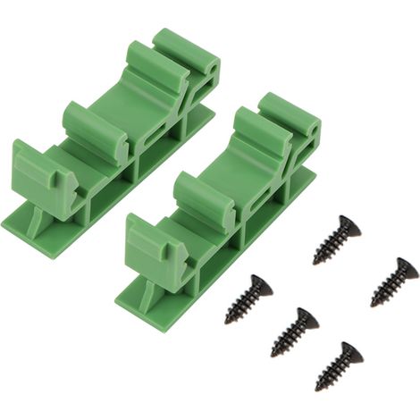 10 Sets 35mm PCB DIN C45 Schienenadapter Leiterplatten-Montagehalterung Ständer Träger (1/5)