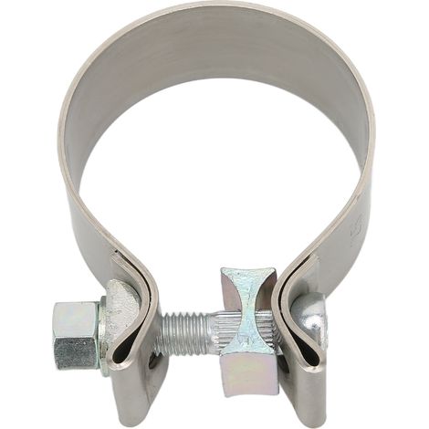 Colliers de serrage universels pour joints d'échappement, colliers de silencieux en acier inoxydable haute dureté pour collecteur d'échappement de 2,5 pouces (1/5)