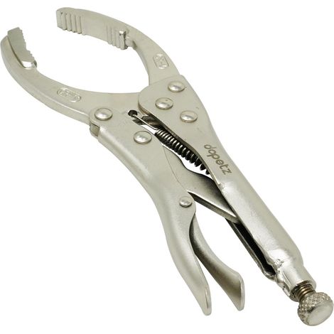 Dapetz ® Adjustable Oil Filter Locking Pliers Oil Filter Wrench Vice Locking Grip 53-118mm Alloy Steel Auto Car Oil Filter Wrench Vice Locking Grip (1/5)
