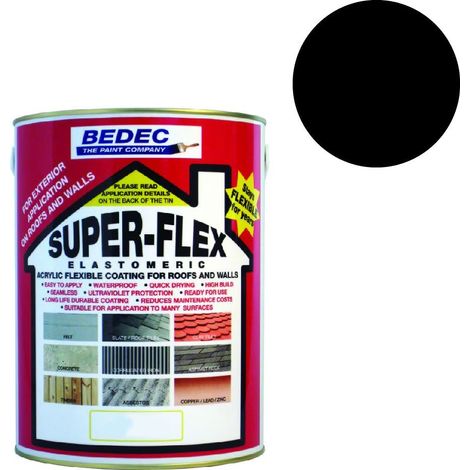 BEDEC SUPERFLEX ROOF COATING BLACK 5L