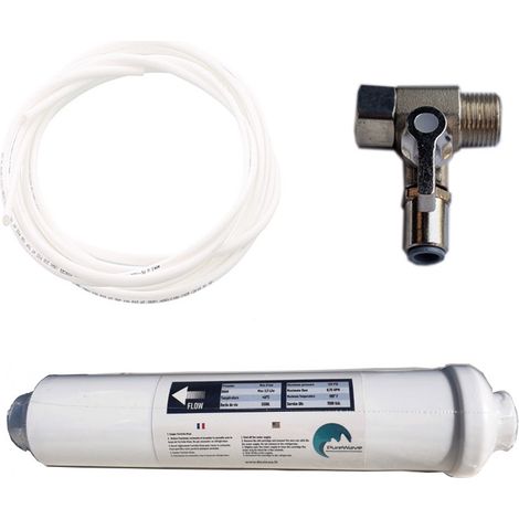 Desineo – Kit de raccordement universel pour cartouche filtrante – Connecteurs rapides 1/4'' – Capacité de filtration jusqu'à 5500 litres