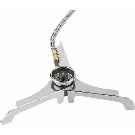Compatible avec adaptateur pour réchaud de camping, connecteur de cuisson pour cartouche de gaz, conversion pour réchaud de pique-nique à gaz, rallonge de transfert de chaleur, et réchaud pliable d'ex (1/5)