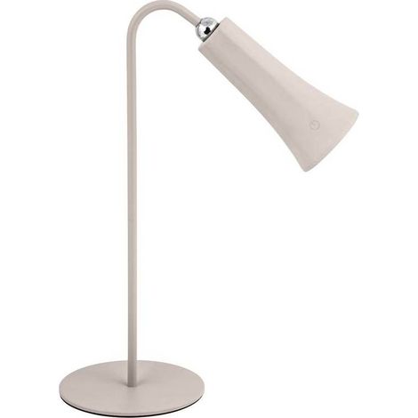 LAMPADA LED RICARICABILE DA TAVOLO ALICE BEIGE - 12 pezzi
