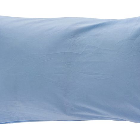 Italbaby Housse d'oreiller pour lit bébé en 100% coton 40x60 cm Bleu clair (1/4)