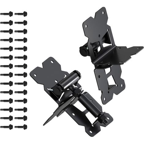Charnières de porte de rechange réglables en acier inoxydable pour clôture de jardin (1/5)