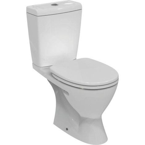IDEAL STANDARD EUROVIT+ Inodoro Completo - Alimentación Inferior - Desagüe: PARED - ref: V337001 (1/3)