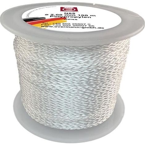 Overlen Maurerschnur PP 2,0mm 100m weiß Overmann (1/3)