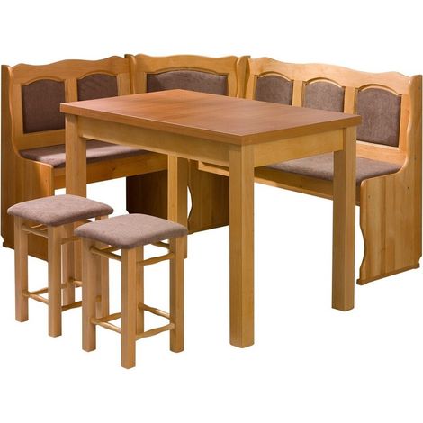 Banco esquinero Edmond 102 , Aglomerado laminado, Madera, Tapiz, De madera, Caja de almacenamiento