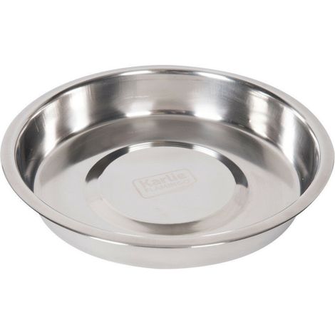 Gamelle inox,1.5 Litre, ø 25 cm, pour chien - Flamingo (1/2)